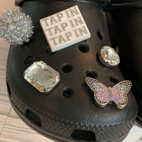 CROCS SAWEETIE ICY GIRL Sz 6 custom by Abigal. Authentic Crocs - Picture 7 of 12